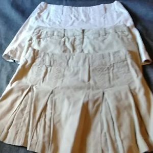 Khaki skirts